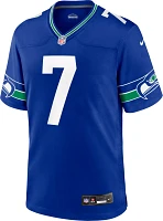 Nike Men's Seattle Seahawks Geno Smith #7 Alternate Blue Game Jersey