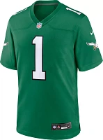 Nike Men's Philadelphia Eagles Jalen Hurts #1 Alternate Kelly Green Game Jersey