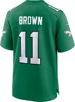 Nike Men's Philadelphia Eagles A.J. Brown #11 Alternate Kelly Green Game Jersey