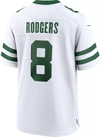 Nike Men's New York Jets Aaron Rodgers #8 Alternate White Game Jersey