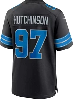 Nike Men's Detroit Lions Aidan Hutchinson #97 Alternate Black Game Jersey