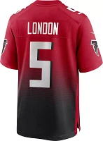 Nike Men's Atlanta Falcons Drake London #5 Alternate Red Game Jersey