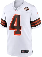 Nike Men's Cleveland Browns Deshaun Watson #4 Alternate White Game Jersey