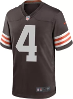 Nike Men's Cleveland Browns Deshaun Watson #4 Brown Game Jersey