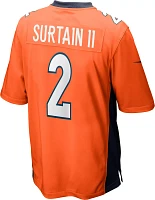 Nike Men's Denver Broncos Patrick Surtain II #2 Orange Game Jersey