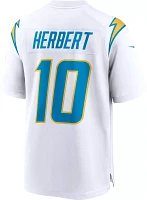 Nike Men's Los Angeles Chargers Justin Herbert #10 White Game Jersey