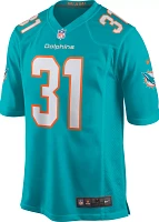 Nike Men's Miami Dolphins Raheem Mostert #31 Aqua Game Jersey