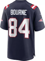 Nike Men's New England Patriots Kendrick Bourne #84 Navy Game Jersey