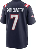 Nike Men's New England Patriots JuJu Smith-Schuster #7 Navy Game Jersey