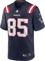 Nike Men's New England Patriots Hunter Henry #85 Navy Game Jersey