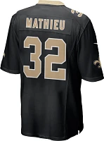 Nike Men's New Orleans Saints Tyrann Mathieu #32 Black Game Jersey