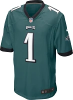 Nike Men's Philadelphia Eagles Jalen Hurts #1 Sport Teal Game Jersey