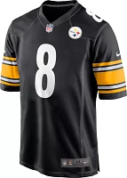 Nike Men's Pittsburgh Steelers Kenny Pickett #8 Black Game Jersey