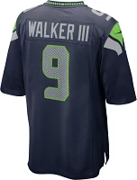 Nike Men's Seattle Seahawks Kenneth Walker #9 Navy Game Jersey