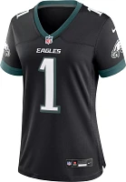 Nike Women's Philadelphia Eagles Jalen Hurts #1 Alternate Black Game Jersey