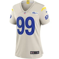 Nike Women's Los Angeles Rams Aaron Donald #99 White Game Jersey