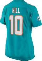 Nike Women's Miami Dolphins Tyreek Hill #10 Aqua Game Jersey