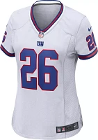 Nike Women's New York Giants Saquon Barkley #26 White Game Jersey