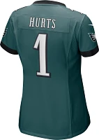 Nike Women's Philadelphia Eagles Jalen Hurts #1 Green Game Jersey