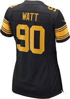 Nike Women's Pittsburgh Steelers T.J. Watt #90 Black Game Jersey