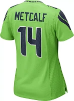 Nike Women's Seattle Seahawks DK Metcalf #14 Turbo Green Game Jersey