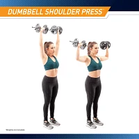 Apex Standard Curl Bar and Dumbbell Handle Combo