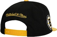 Mitchell & Ness Boston Bruins Script 2-Tone Snapback Adjustable Hat