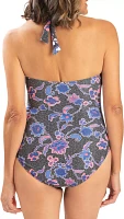 Dolfin Women's Printed Sweetheart One-Piece Swimsuit