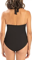 Dolfin Women's Solid Sweetheart One-Piece Swimsuit