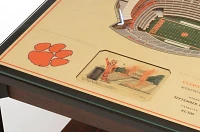 You The Fan Clemson Tigers 25-Layer StadiumViews Lighted End Table