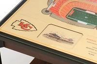 You The Fan Kansas City Chiefs 25-Layer StadiumViews Lighted End Table