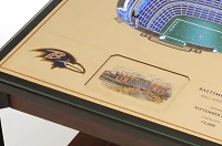 You The Fan Baltimore Ravens 25-Layer StadiumViews Lighted End Table