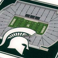 You the Fan Michigan State Spartans 3D Stadium Views Coaster Set