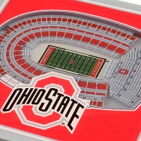 You the Fan Ohio State Buckeyes 3D Stadium Views Coaster Set