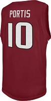 Retro Brand Men's Arkansas Razorbacks Bobby Portis Jr. #10 Cardinal Replica Basketball Jersey