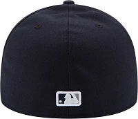 New Era Men's York Yankees 59Fifty Game Navy Authentic Hat