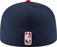 New Era Men's Washington Wizards 59Fifty Navy/Red Fitted Hat