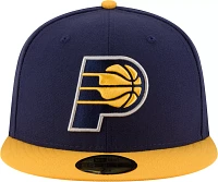 New Era Men's Indiana Pacers 59Fifty Navy/Gold Fitted Hat