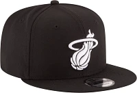 New Era Men's Miami Heat 9Fifty Adjustable Snapback Hat