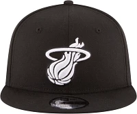 New Era Men's Miami Heat 9Fifty Adjustable Snapback Hat