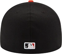 New Era Men's Baltimore Orioles 59Fifty Home White/Black Authentic Hat