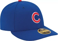 New Era Men's Chicago Cubs 59Fifty Game Royal Low Crown Authentic Hat