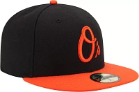 New Era Men's Baltimore Orioles 59Fifty Alternate Black Authentic Hat