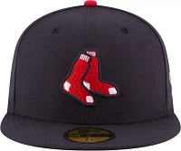 New Era Men's Boston Red Sox 59Fifty Alternate Navy Authentic Hat