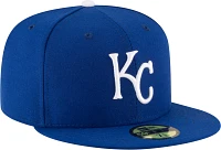 New Era Men's Kansas City Royals 59Fifty Game Royal Authentic Hat