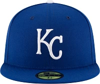 New Era Men's Kansas City Royals 59Fifty Game Royal Authentic Hat