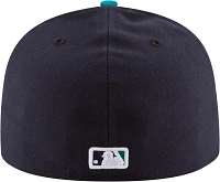 New Era Men's Seattle Mariners 59Fifty Alternate Navy Authentic Hat