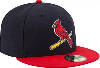 New Era Men's St. Louis Cardinals 59Fifty Alternate 2 Navy Authentic Hat