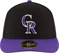 New Era Men's Colorado Rockies 59Fifty Alternate Black Low Crown Authentic Hat