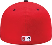 New Era Men's Washington Nationals 59Fifty Alternate Red Low Crown Fitted Hat